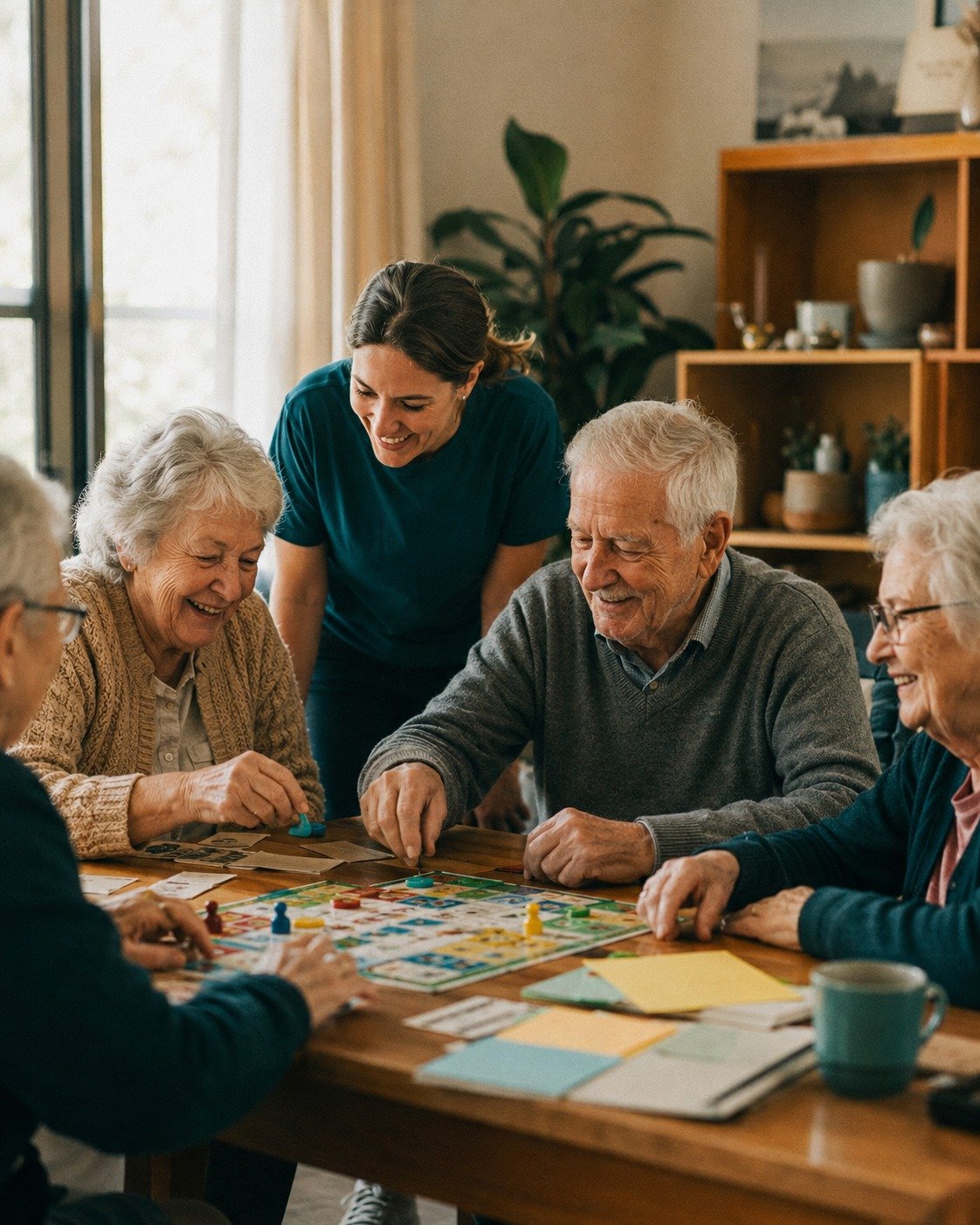 Taller de recreación con personas mayores activas